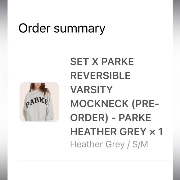 PARKE X SET ACTIVE VARSITY MOCKNECK - Picture 6 of 6